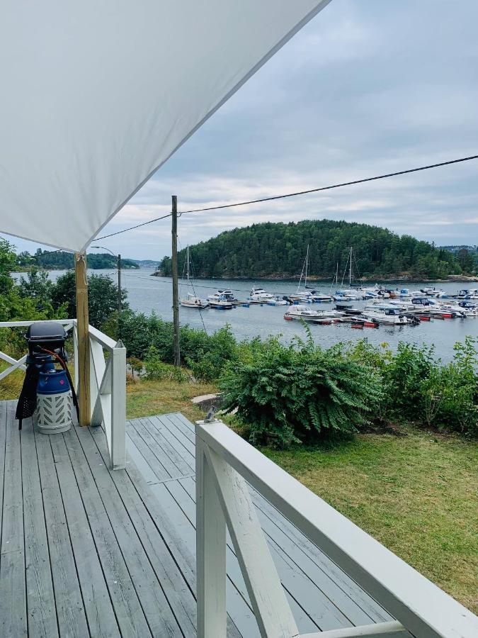 Renovated Sea Facing Cottage On The Eidanger Fjord Porsgrunn Extérieur photo