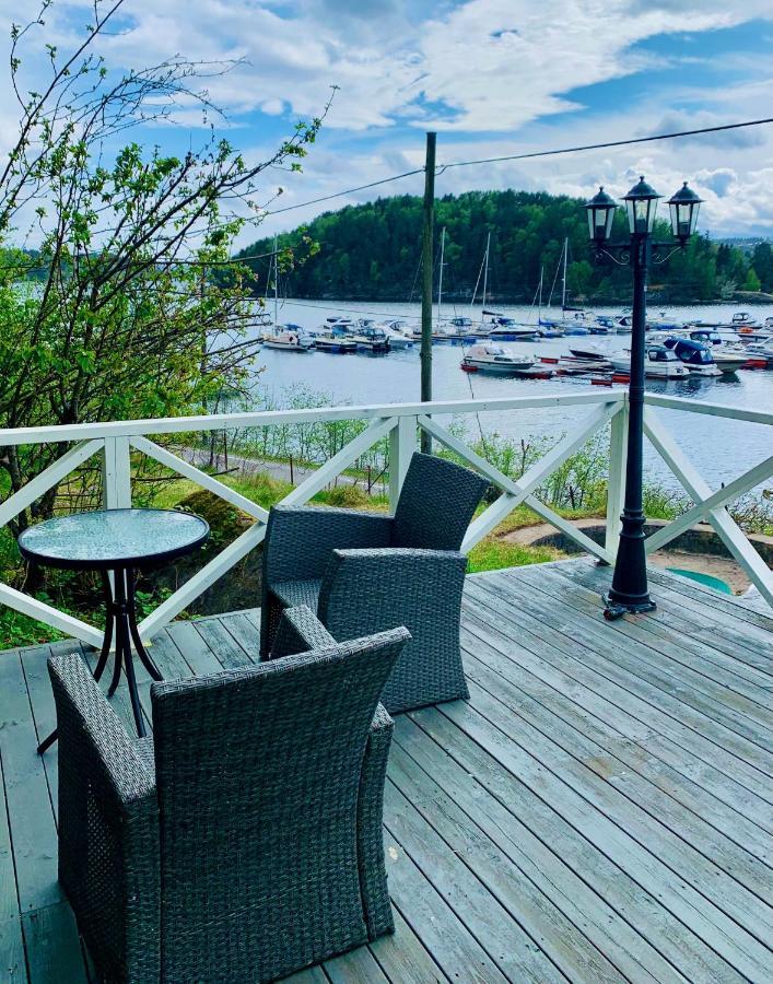Renovated Sea Facing Cottage On The Eidanger Fjord Porsgrunn Extérieur photo